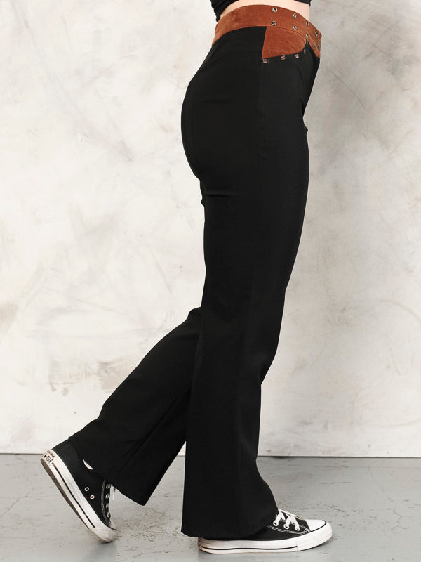 Vintage Women Y2K Wide Leg Pants - NorthernGrip