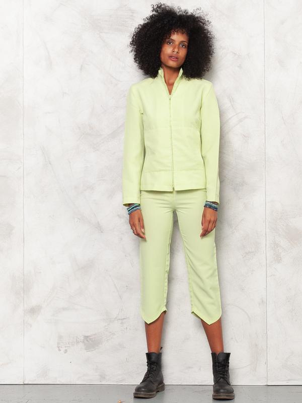 Vintage Y2K Green Women Suit - NorthernGrip