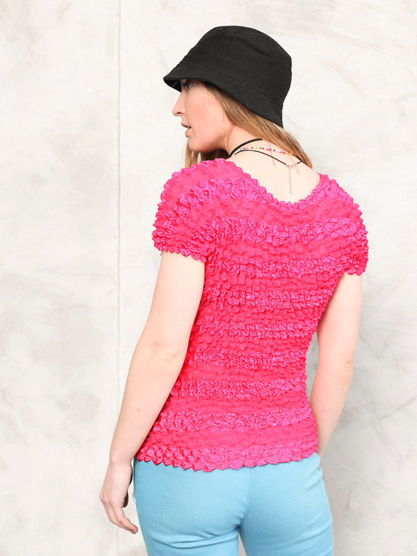 Women Vintage Y2K Crinkled Top - NorthernGrip