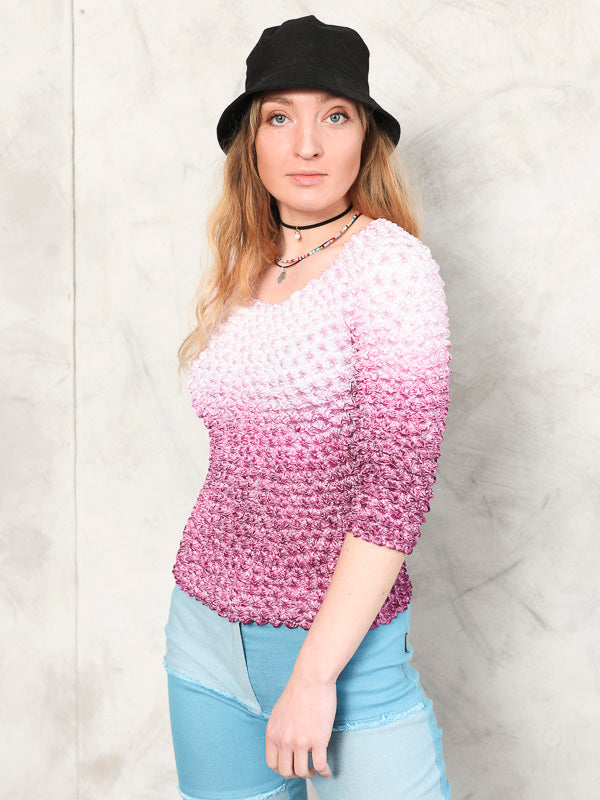 Vintage Y2K Crinkled Women Top - NorthernGrip