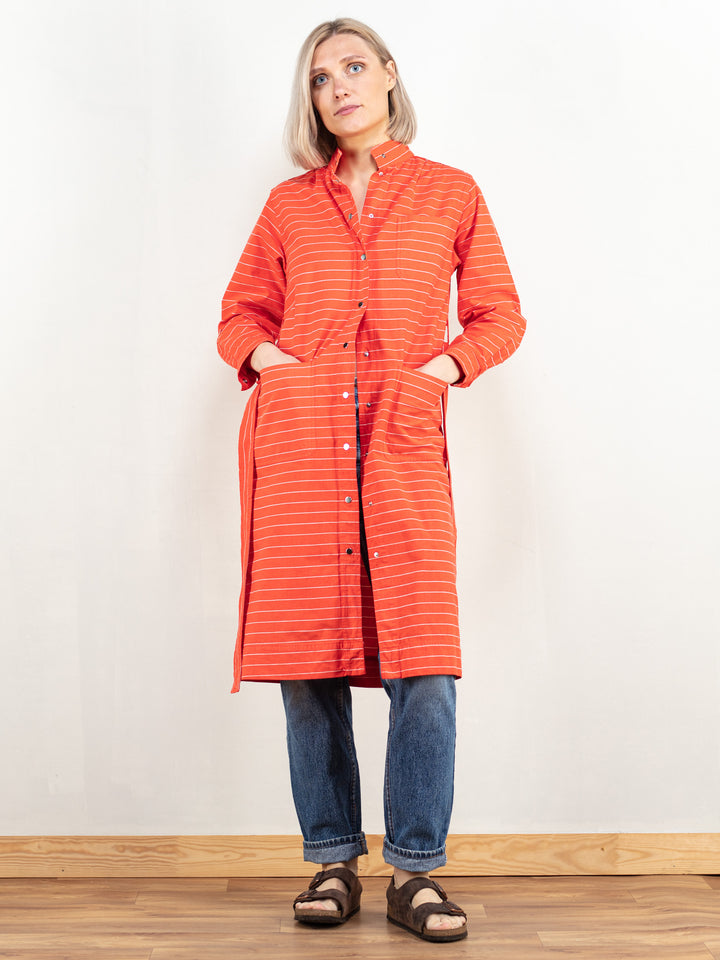 Vintage Women 90's Striped Dress - NorthernGrip