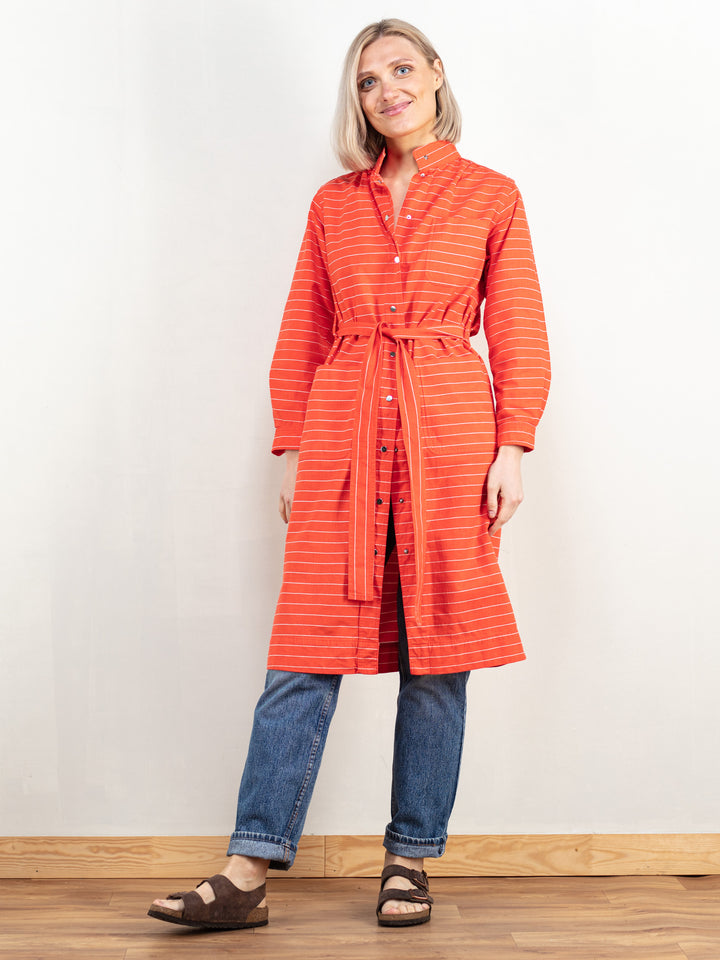 Vintage Women 90's Striped Dress - NorthernGrip